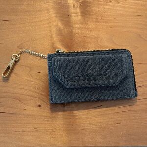 Aimee Kestenberg Denim card holder with key fob